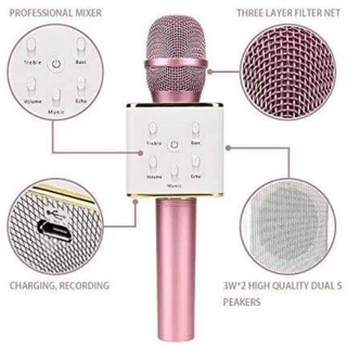 Karaoke Q7 Microphone Wireless 無線藍芽Q7 麥克風全新正品