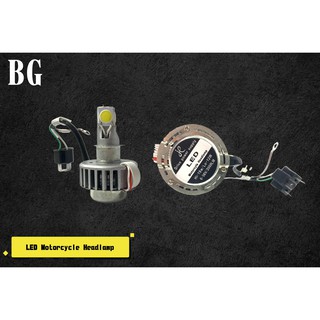 [BG] 特價促銷 LED Motorcycle Headlight 機車用LED頭燈 小盤 H4可用