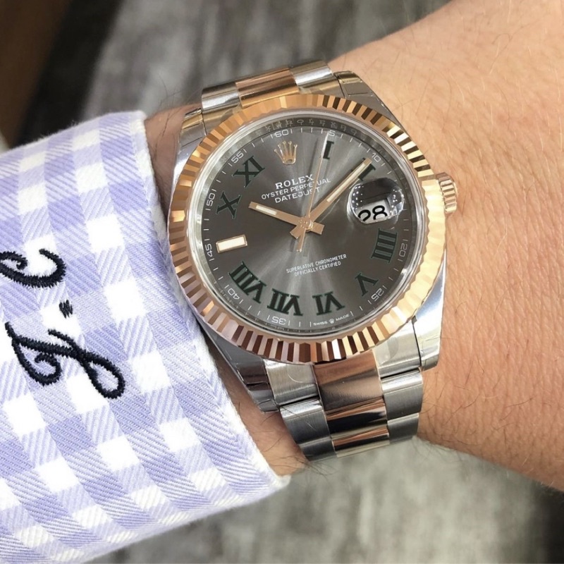 現貨🔥 Rolex 勞力士 126331 Datejust 41mm 灰面綠羅馬字面盤