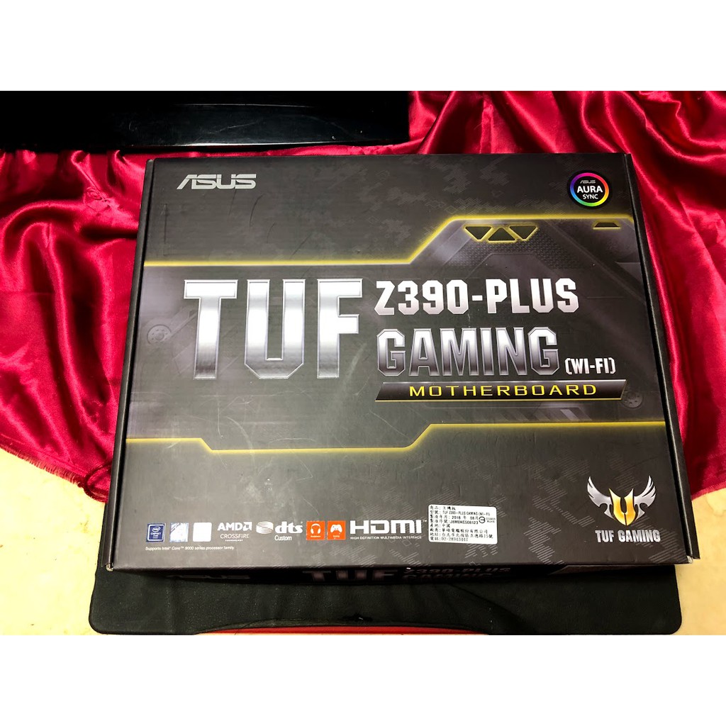 免運費最新全新華碩 TUF Z390-PLUS GAMING (WI-FI)電競主機板市價4990只賣3900