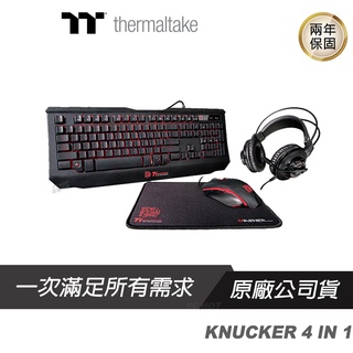 電競大禮包 曜越 Tt KNUCKER 速戰傭兵4合1 電競組 鍵盤 耳機 滑鼠 滑鼠墊 PCHot