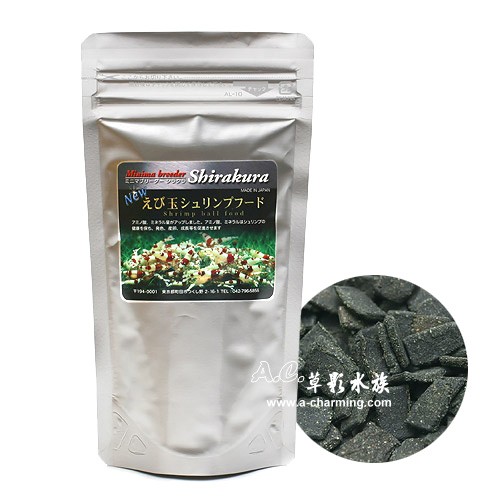 【AC草影】白倉貴之 1代 水晶蝦飼料（80g）【一包】米蝦飼料 觀賞蝦飼料 極火蝦飼料 極火蝦飼料
