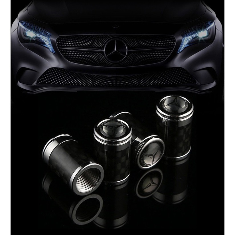 Benz 賓士 輪胎 鋁圈 碳纖維 卡夢 氣嘴 蓋 CLA GLA GLC GLE W117 W176 W205 45