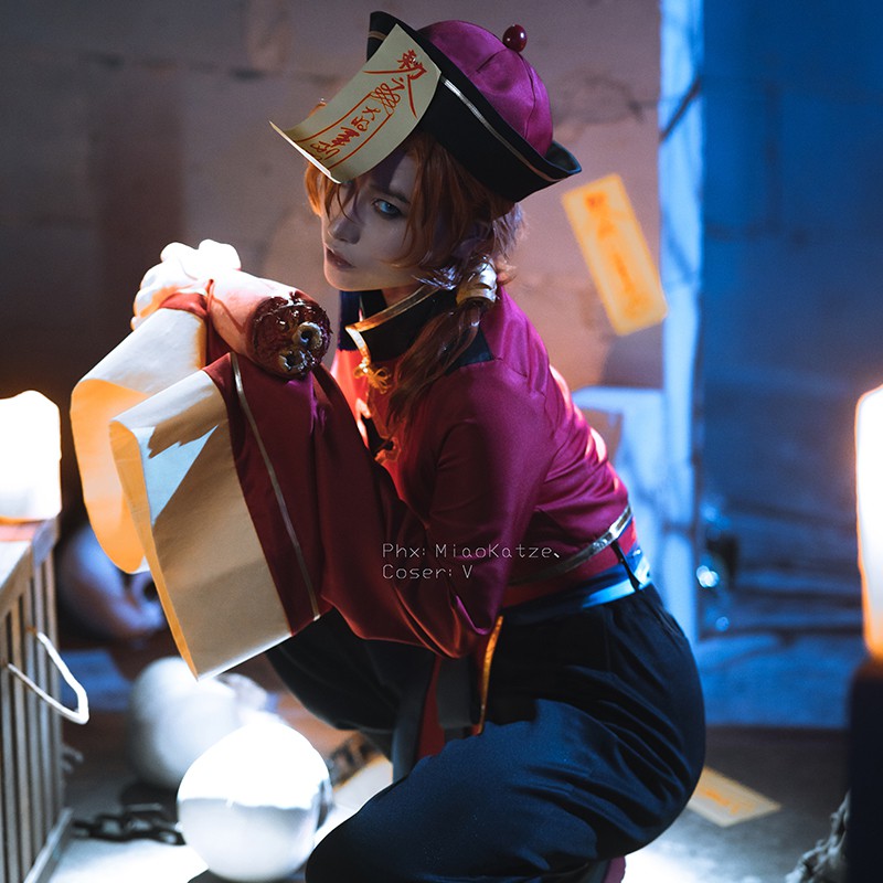 送料無料 新品 文豪ストレイドッグス 太宰治 コスプレ衣装 古装 僵尸服 妖怪ゾンビ 幽都夜行 コスプレ