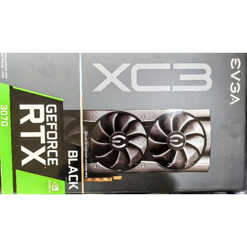 全新五年保 EVGA GeForce RTX 3070 XC3 BLACK GAMING, 08G，現貨可刷卡