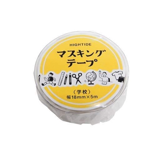 日本 HIGHTIDE New Retro 和紙膠帶/ Retro/ 學校 eslite誠品