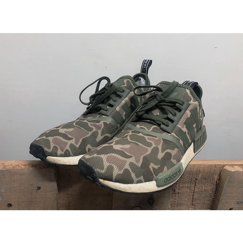 ADIDAS NMD R1 Trace Cargo Camo 日本購入 軍綠 迷彩 SIZE: 275 二手品 潮流球鞋