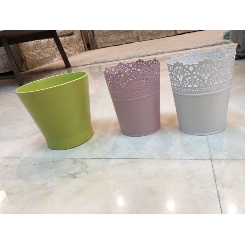 Ikea花盆花器粉綠白 蝦皮購物