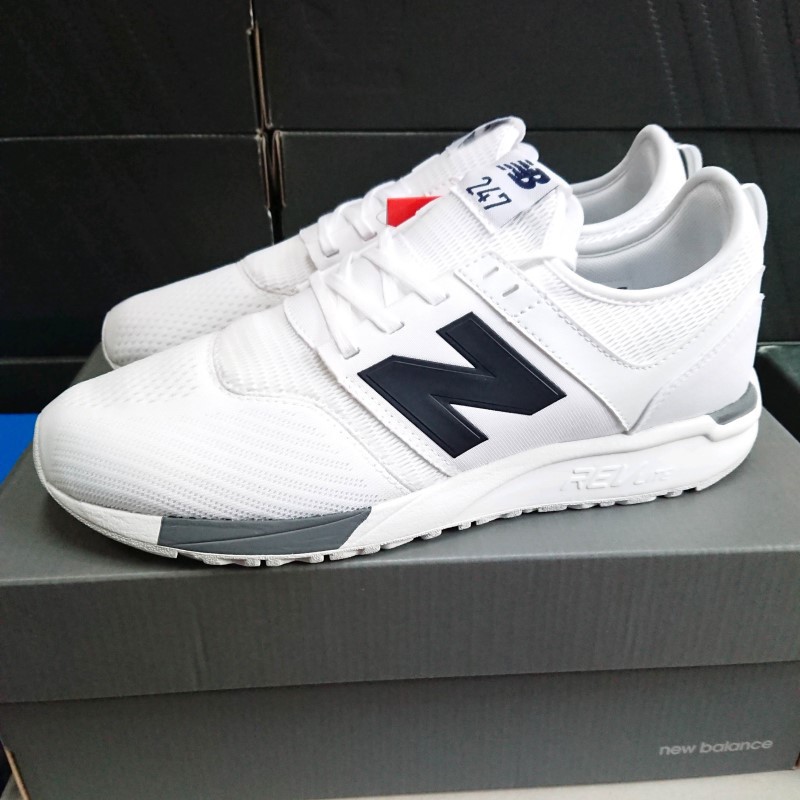 小八】New Balance 247 White 白深藍MRL247WG | 蝦皮購物