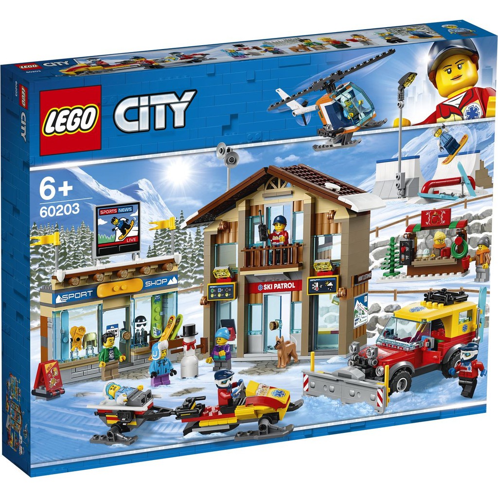 全新正版樂高LEGO 60203 City系列 滑雪度假村 特價只有一盒