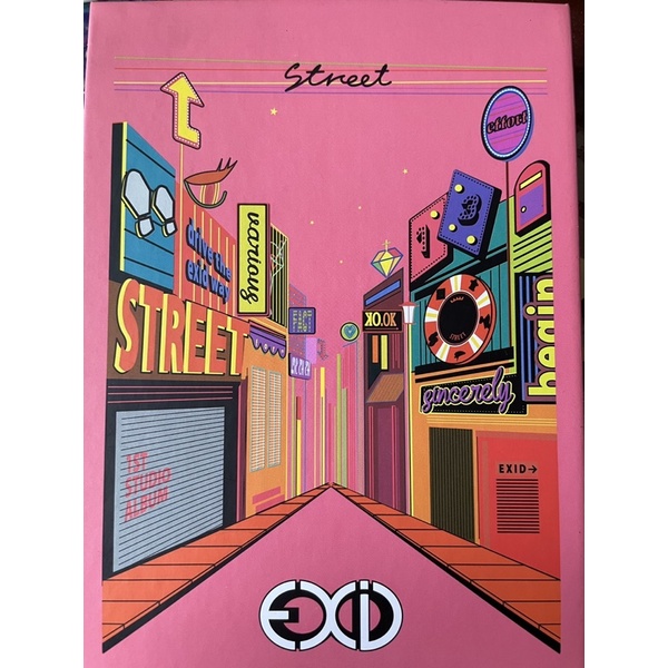 EXID Street 正版  正規 專輯 附小卡