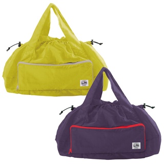 【預購商品】多用途便利可摺疊收納攜帶 後背包&提袋 防雨水保護套 兼傘袋&環保袋(2色)