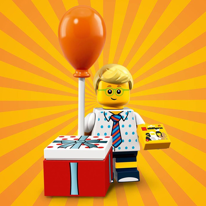 公主樂糕殿 LEGO 18代人偶包 六十周年 71021 人偶包 派對男孩 氣球 禮物 Birthday