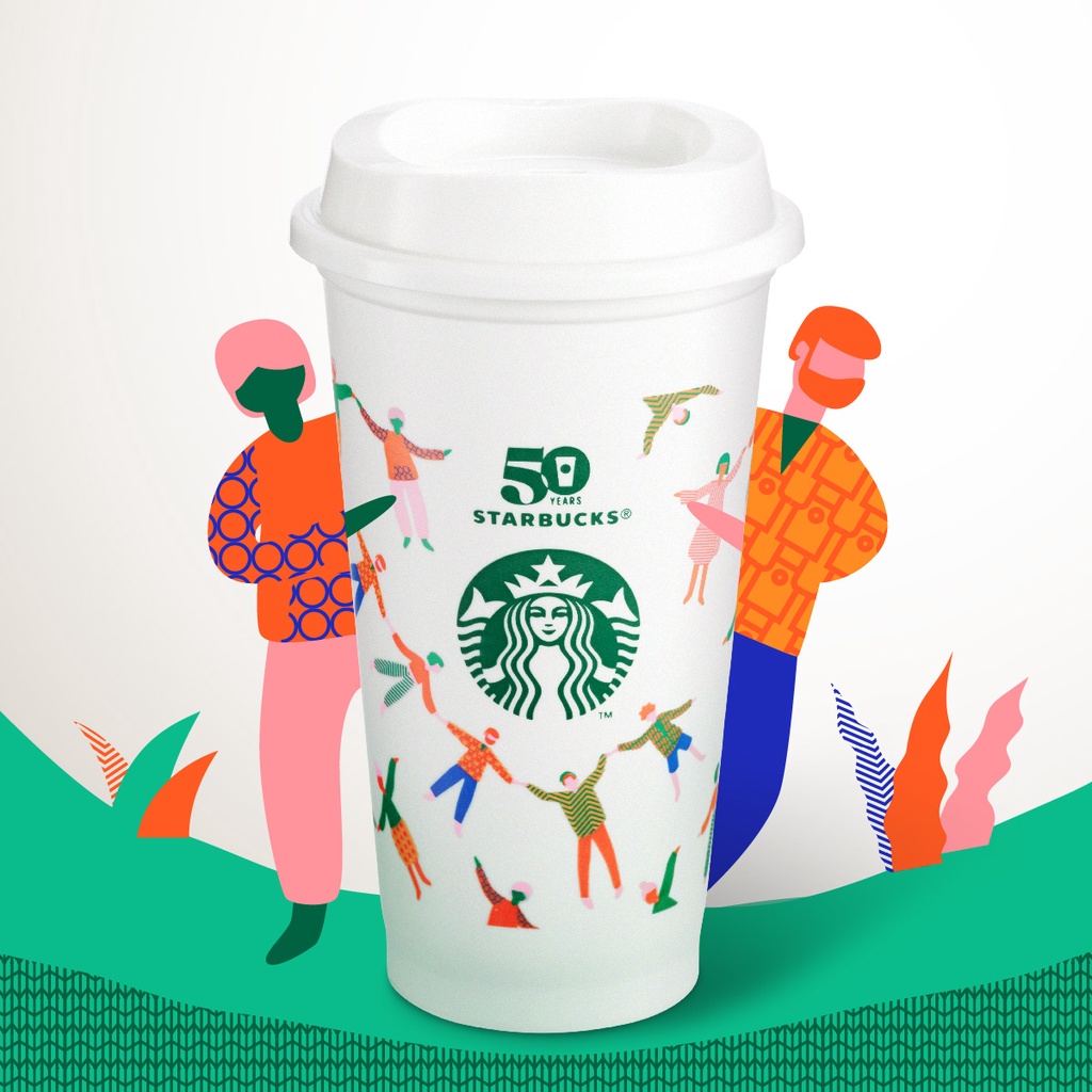 Starbucks 星巴克~50週年紀念Reusable Cup