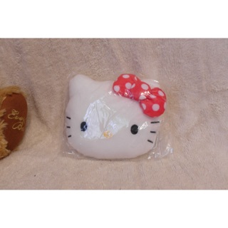 日本帶回 紅色點點可愛Hello Kitty大頭吊飾 絨毛娃娃