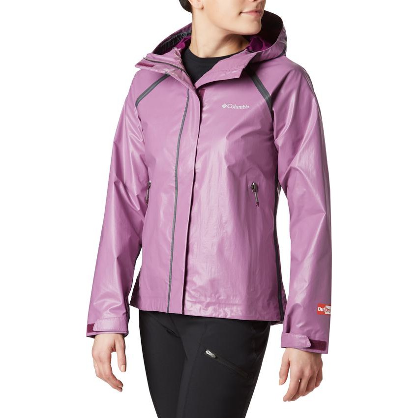 Columbia  OUTDRY EX BLITZ RAIN JACKET - WOMEN'S 連帽防水外套  紫色M