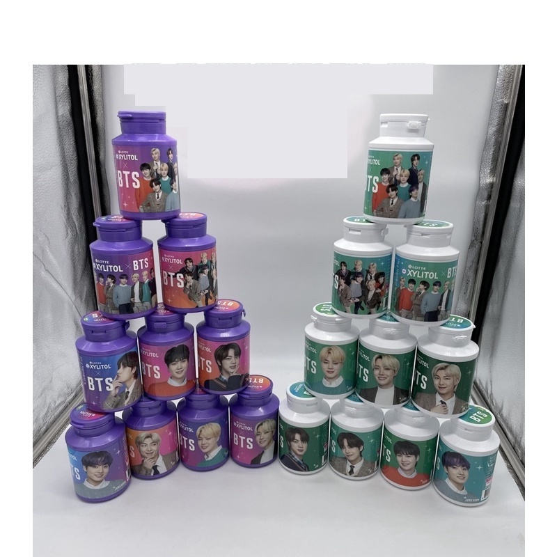 [LOTTE] Xylitol x BTS 口香糖 purple / original 蝦皮購物