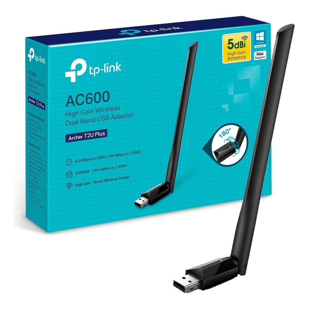【近全新】TP-Link Archer T2U Plus 650Mbps HD AC雙頻WIFI 網路USB無線網卡