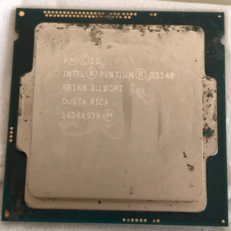 Intel Pentium 雙核心 G3240 正式版 1150腳位 3.1G 拆機良品 特賣1100元