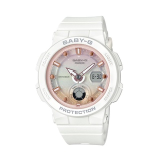 CASIO Baby-G BGA-250-7A2 霓虹照明系列女錶(白)