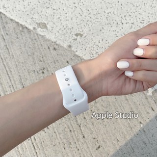 「台灣現貨 24h出貨」 Apple Watch 錶帶 矽膠 蘋果 原廠 保護殼 3 4 5 6 7 SE 45 41