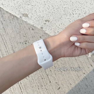 「臺灣現貨 24h出貨」 Apple Watch 錶帶 矽膠 蘋果 原廠 保護殼 3 4 5 6 7 SE 45 41