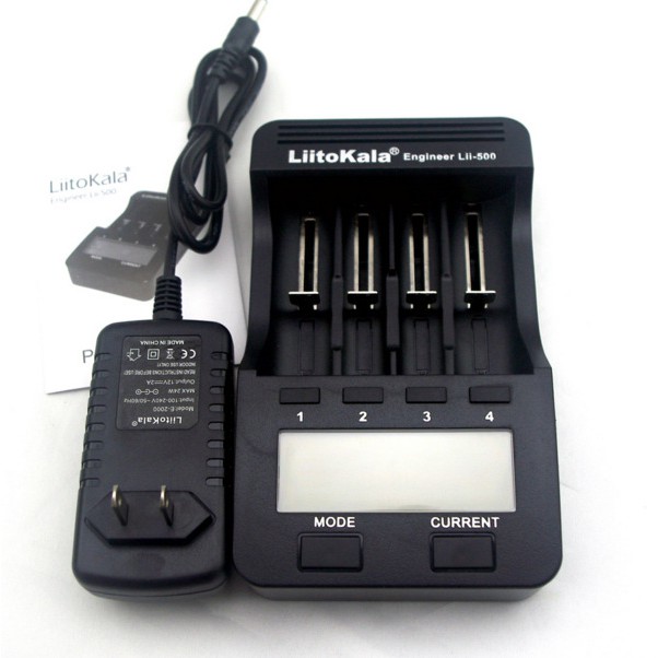 【當天發貨】LiitoKala Lii-500 1865鋰電池液晶智能充電器 可測量容量電阻 也可當行動電源充電寶