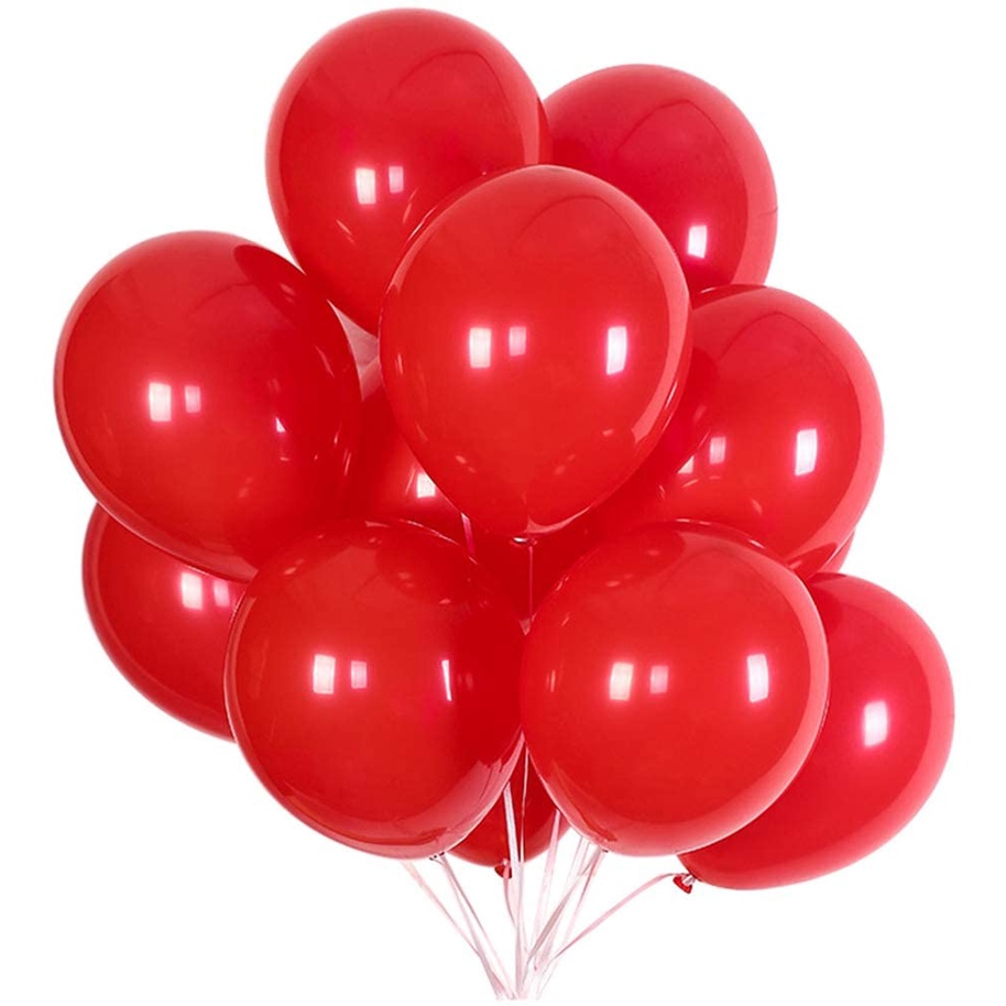 【CHL】派對氣球 氣球裝飾 氣球100入 告白氣球 12吋乳膠氣球 慶生 Party 求婚 生日 婚禮氣球 氣球佈置