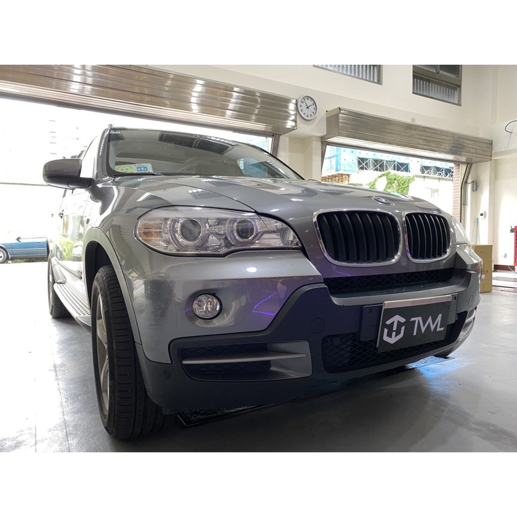 台灣之光 全新BMW寶馬E70 X5 08 09 10年晶鑽光圈魚眼投射HID大燈頭燈組另有黑底樣式