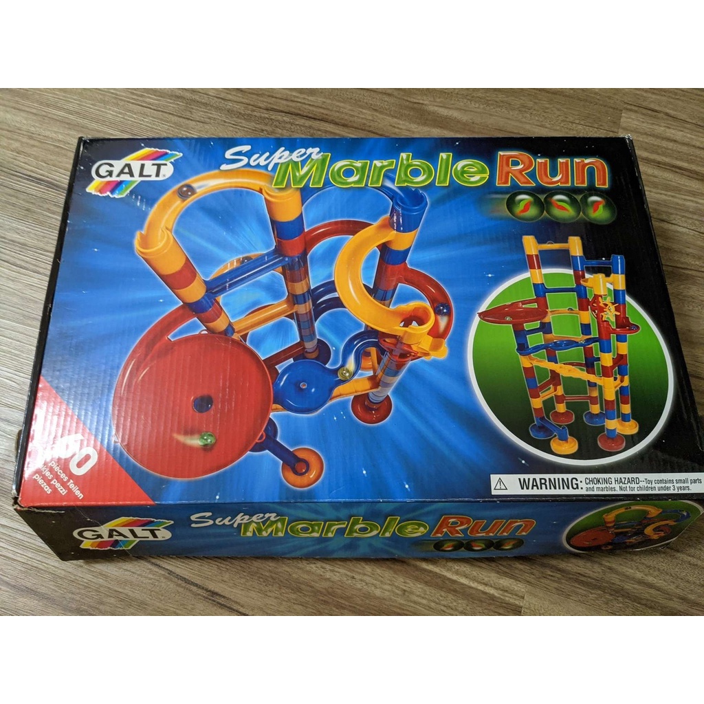 Galt Toys Super Marble Run 創意軌道積木 益智滾珠積木 60PCS 二手