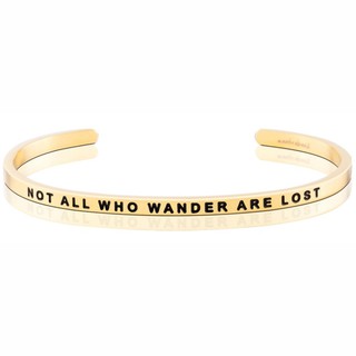 MANTRABAND Not All Who Wander Are Lost 金手環