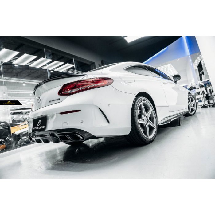 政銓企業 Benz W5 C180 C250 2d 兩門雙門amg專用高品質卡夢尾翼現貨 蝦皮購物