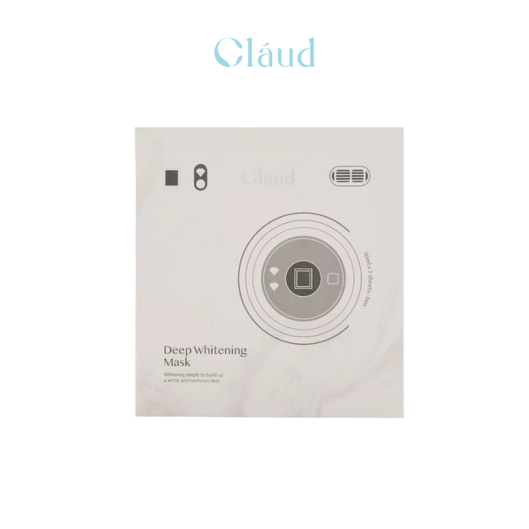 【CLAUD 可洛迪】深層美白 雲朵美肌面膜 -3片 / 盒｜品牌旗艦｜