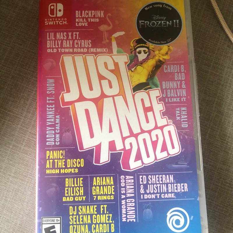 Just dance2020/ switch遊戲 實體卡片