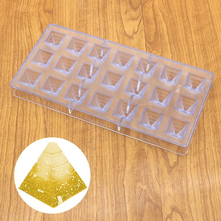 21連金字塔巧克力模具 創意星空模具 冰格模 DIY烘焙模具 塑料硬模