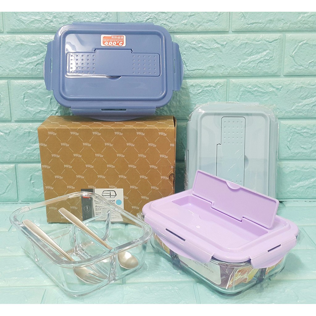 亞拉百貨 美國W 耐熱玻璃分格保鮮盒 三格玻璃餐盒 三格餐盒 二格餐盒 分隔餐盒 便當盒 餐盤 分格餐盤