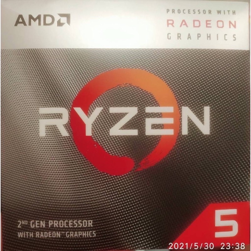全新現貨 AMD R5 3400G 65W 3.7GHz 4核8緒 VEGA11內顯