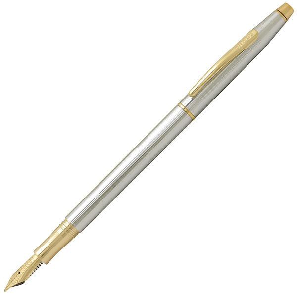 CROSS 高仕 Classic Century世紀系列金鉻金夾鋼筆-鍍23K F尖(AT0086-75)