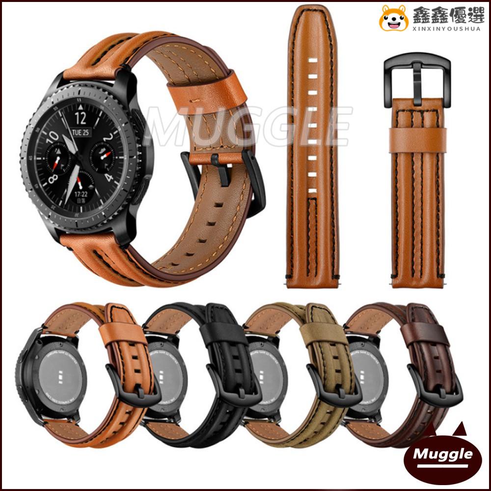 【熱賣現貨】ASUS VivoWatch SP智慧手錶錶帶 真皮錶帶 VivoWatch SP替換腕鑫鑫優選