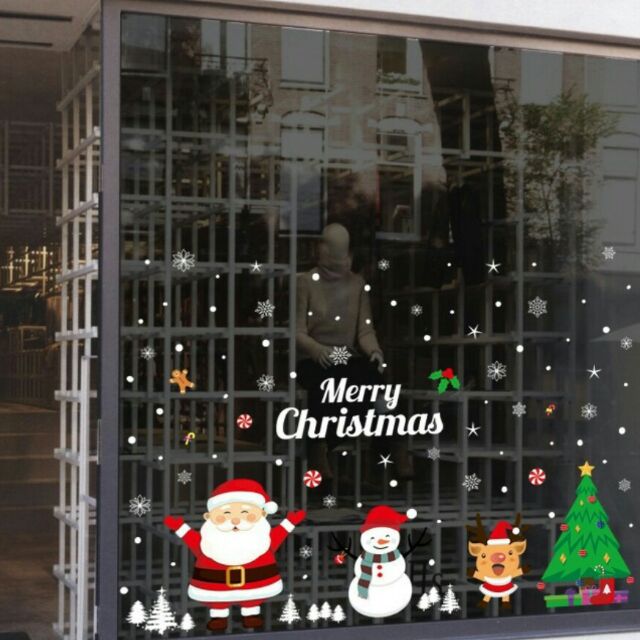 (現貨)50*70聖誕節聖誕壁貼靜電貼櫥窗雪花聖誕節牆貼窗貼玻璃貼裝飾貼紙聖誕裝飾