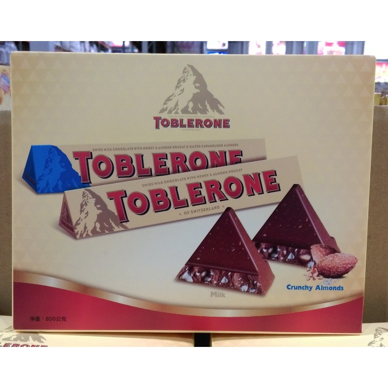 Toblerone 瑞士三角巧克力綜合 100gX8入