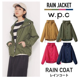 日本W·P·C時尚風格防水雨衣外套
