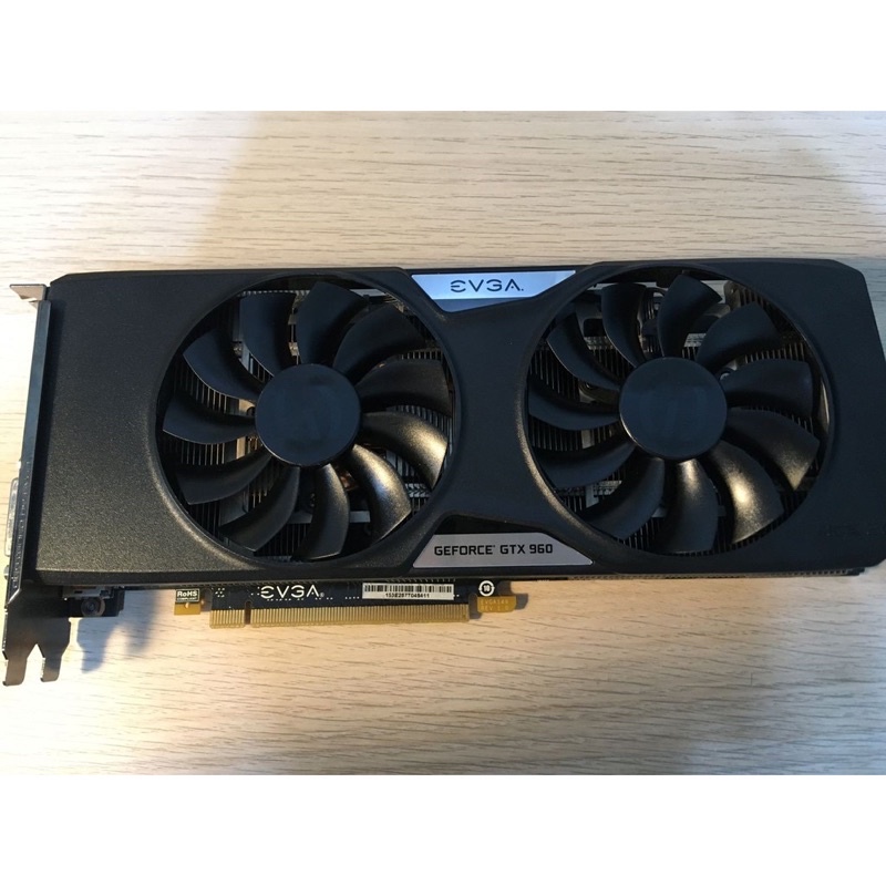 雙風扇⭐️【艾維克 EVGA GTX960 4GB GAMING】⭐ 效能超越GTX1050Ti/顯卡清過重上散熱膏