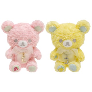 【懶熊部屋】Rilakkuma 日本正版 拉拉熊 懶懶熊 懶熊潮流 草莓檸檬系列 活動關節 卷毛 玩偶 娃娃