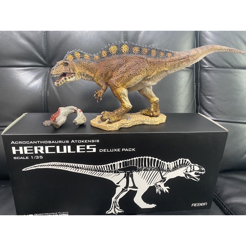 近全新 Rebor 1/35 侏儸紀世界 高脊龍 附恐龍屍體 Hercules PVC 非 PAPO