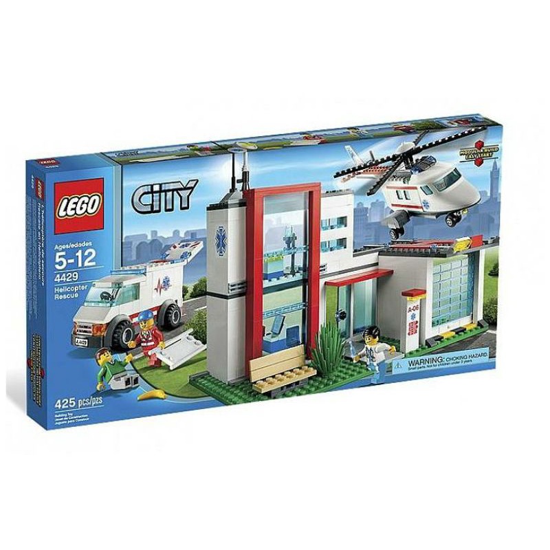 LEGO 樂高 4429 城市 城鎮 CITY 直升機救援 醫院 全新未拆
