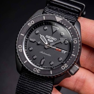 SEIKO精工 5 Sport消光黑 帆布 SRPD79K1 43mm【Watch On-line Store