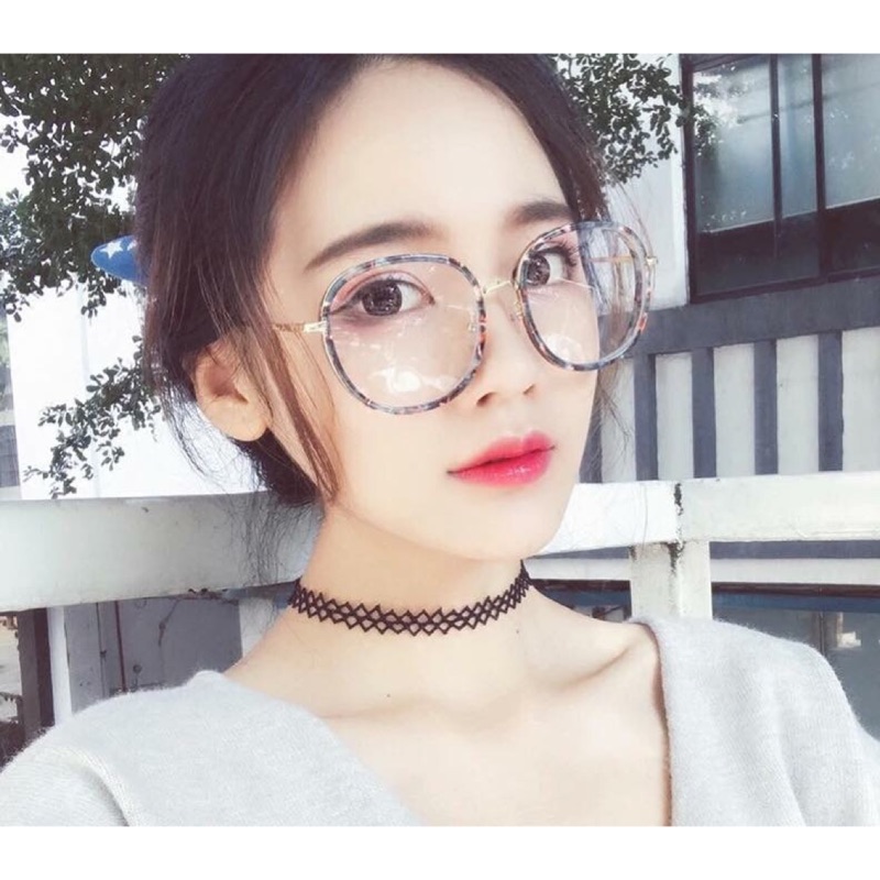 韓國新款 大理石框大框復古平光眼鏡 超修飾臉型‼️