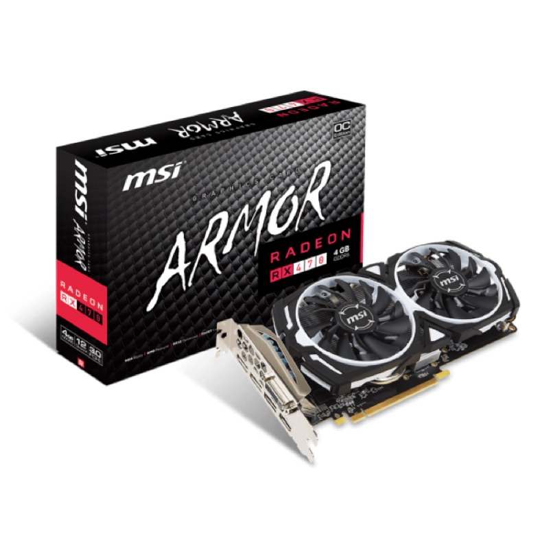 Msi  RX470 ARMOR 4G OC