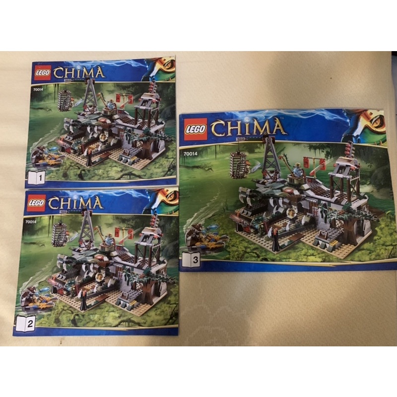 正版已絕版CHIMA神獸 LEGO樂高 說明書 70014 70003 70220